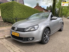 Volkswagen Golf Cabriolet - 1.4 TSI 161 PK DSG Aut leder xenon navigatie 18'' vlg stoelverwarming