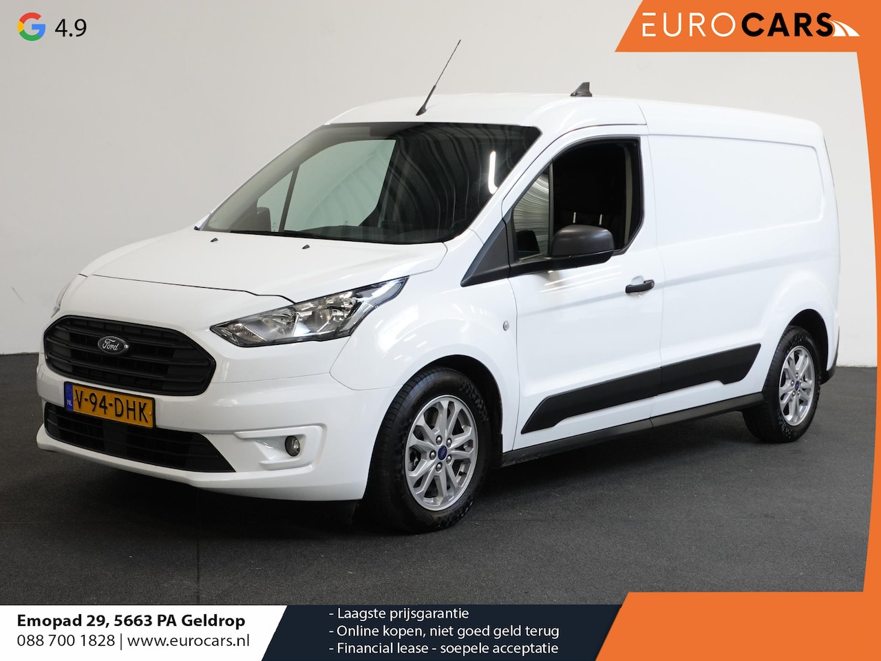 Ford Transit Connect - 1.5 EcoBlue Automaat L2 Trend Navigatie Airco Parkeersensoren Cruise Control 3Zits Camera - AutoWereld.nl