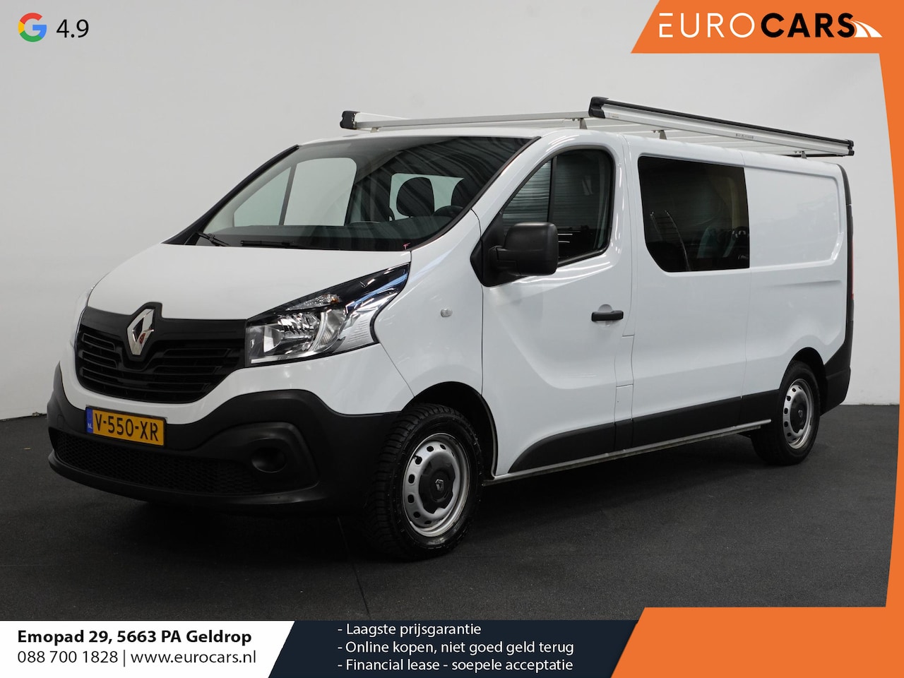 Renault Trafic - L2H1 Dubbele cabine Navigatie Cruise control Parkeersensoren Trekhaak Imperiaal - AutoWereld.nl