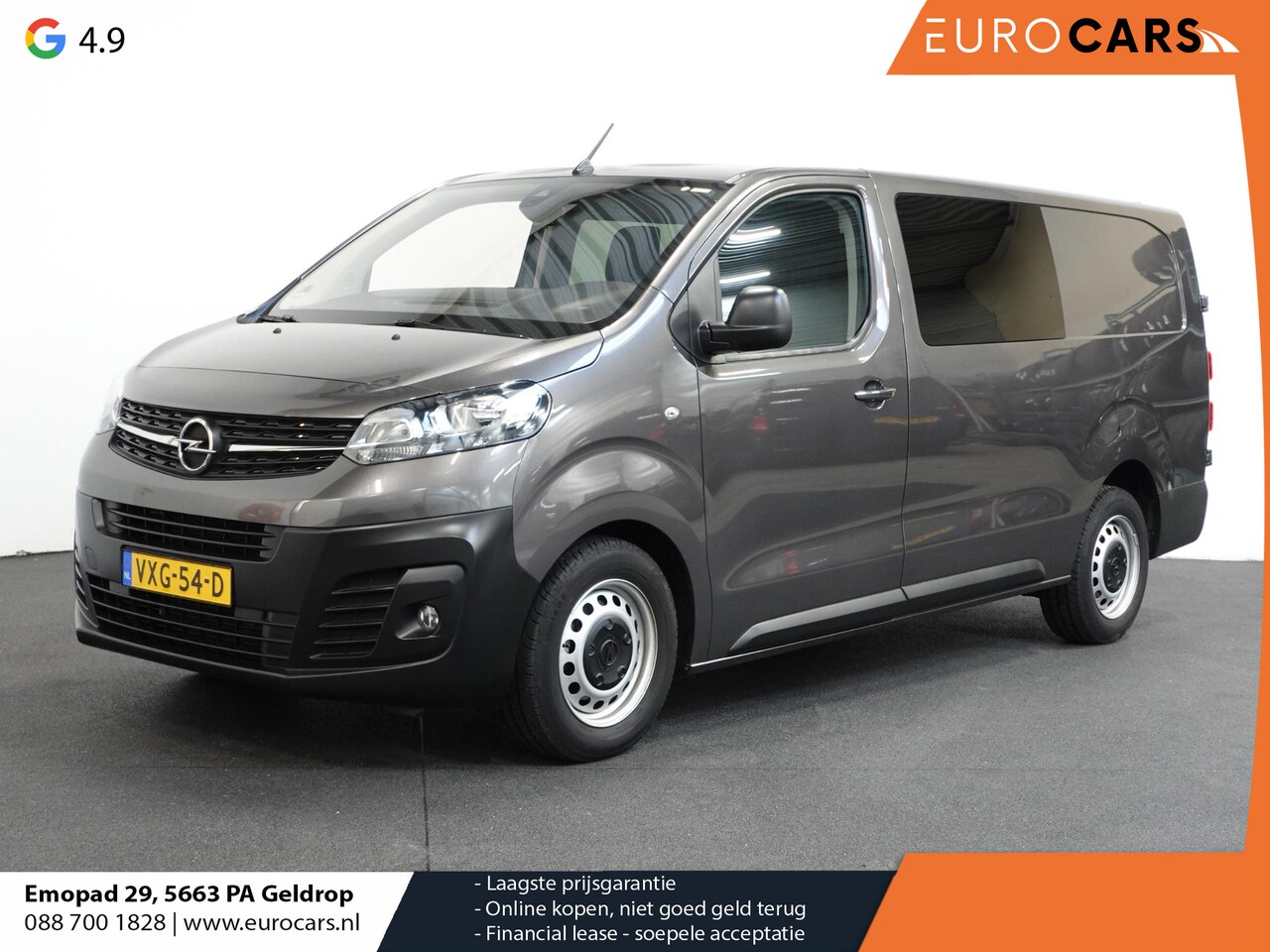 Opel Vivaro - 1.5 CDTI L3H1 Edition Dubbele Cabine Automaat Navigatie Airco Parkeersensoren Camera - AutoWereld.nl