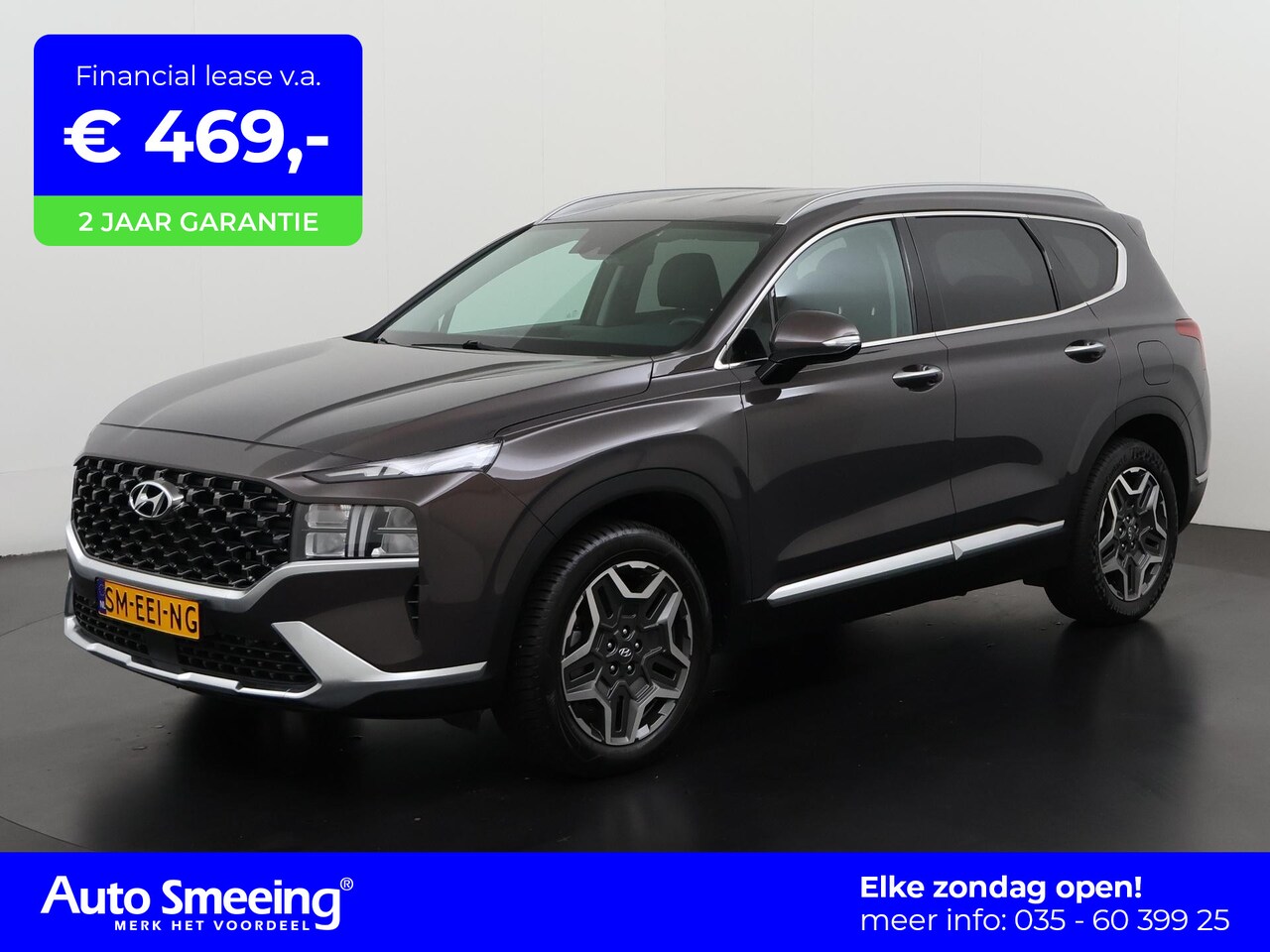 Hyundai Santa Fe - 1.6 T-GDI PHEV Premium 7 persoons | Leder | Trekhaak | Camera | Elek Stoelbed | Zondag Ope - AutoWereld.nl