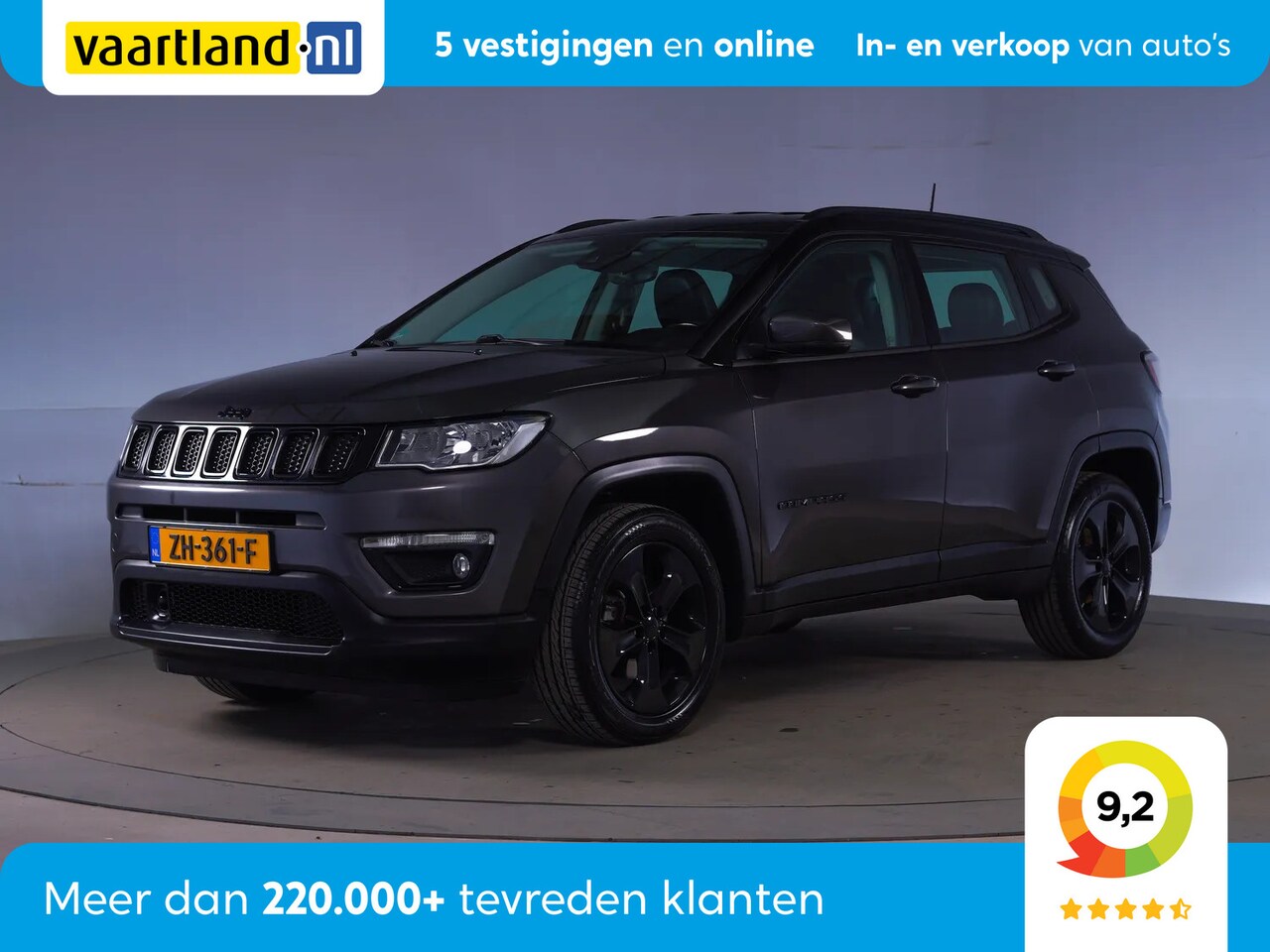 Jeep Compass - 1.4 Multi Air Night Eagle 140PK [ Nav DAB Camera parkeersensor achter ] - AutoWereld.nl