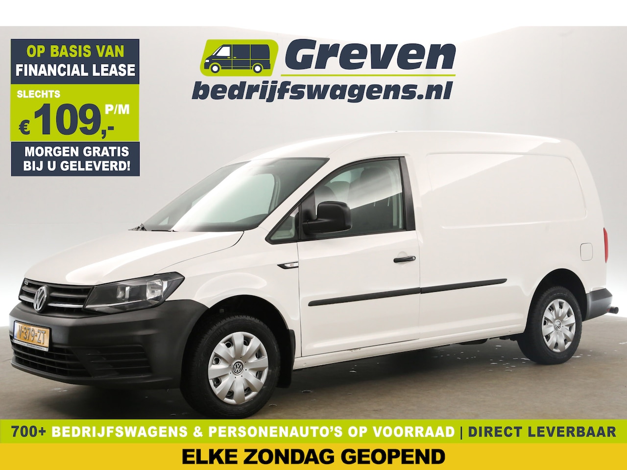 Volkswagen Caddy Maxi - 1.4 TGI L2H1 | CNG | 111PK Cruisecontrol Parkeersensoren Elektrpakket Schuifdeur - AutoWereld.nl