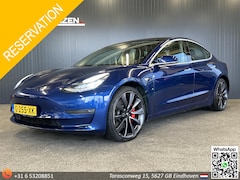 Tesla Model 3 - Performance AWD 75 kWh | € 15.950, - NETTO | Autopilot | Pano | Stoelverwarming V+A | Skai