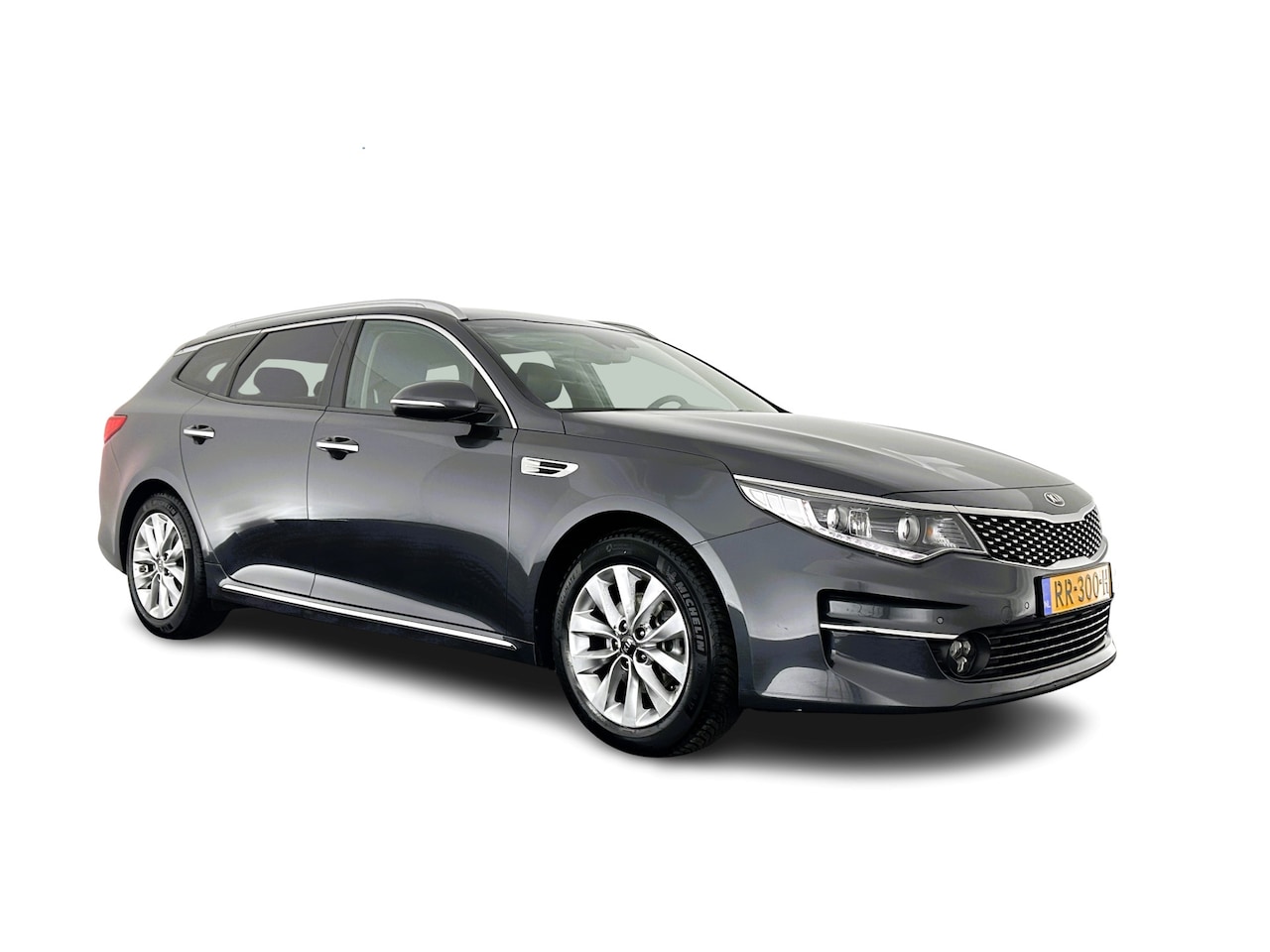 Kia Optima Sportswagon - 1.7 CRDi ComfortPlusLine Aut. *NAVI-FULLMAP | 1/2LEATHER | COMFORT-SEATS | CAMERA | KEYLES - AutoWereld.nl