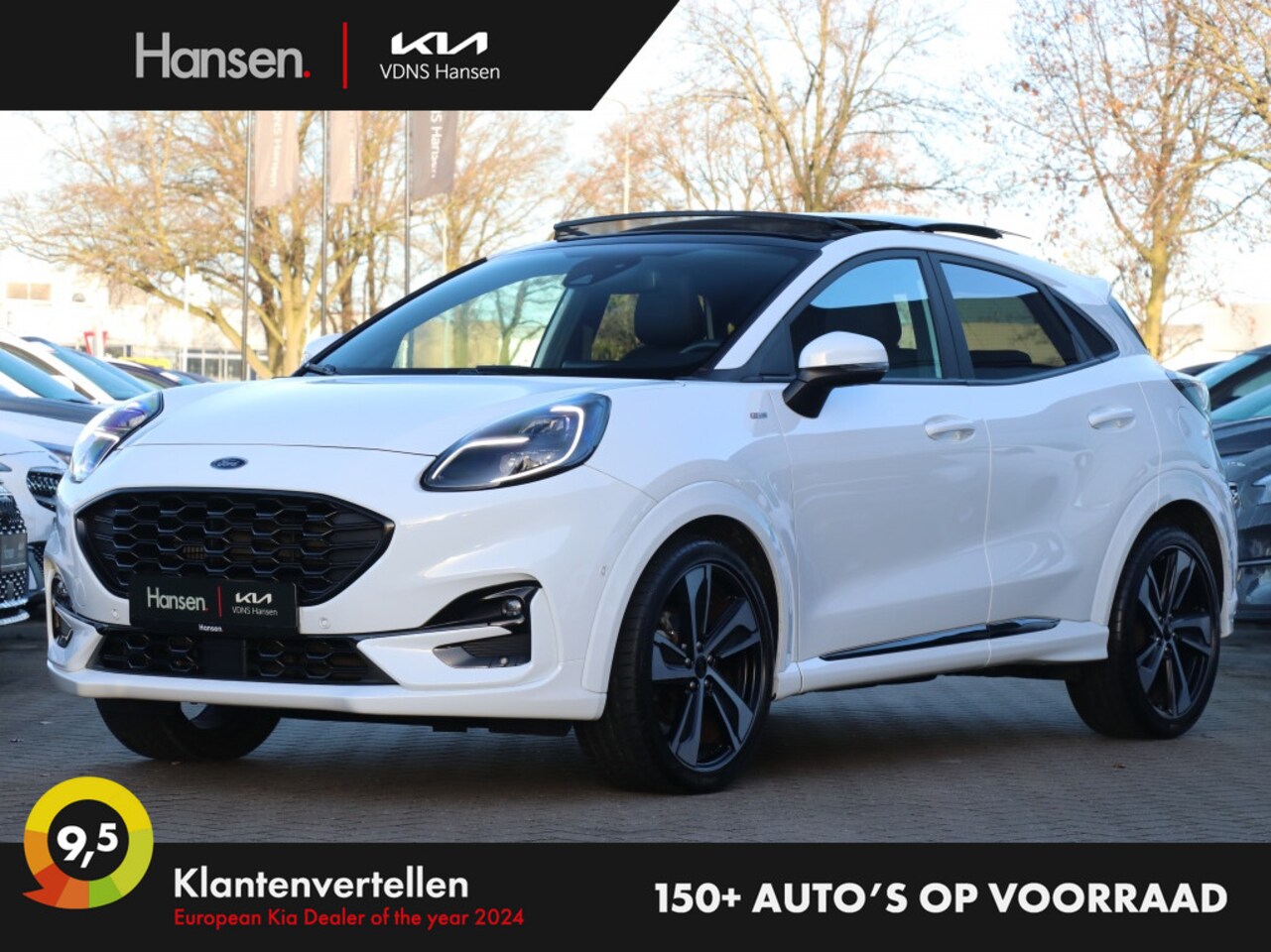 Ford Puma - 1.0 EcoBoost Hybrid ST-Line X I Panoramadak I Half-leder I Navi - AutoWereld.nl