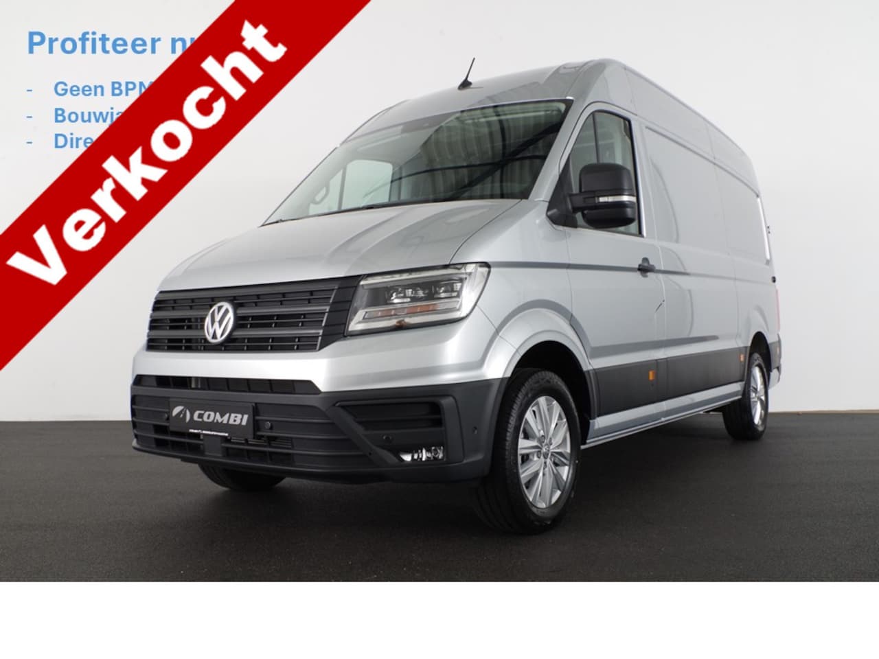 Volkswagen Crafter - 35 2.0 TDI L3H3 Highline Exclusive > 177pk/Profiteer nu!! geen BPM/Geveerde stoel/LED/Came - AutoWereld.nl