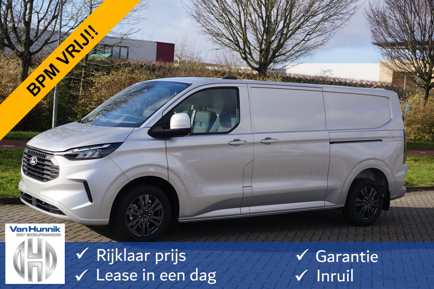 Ford Transit Custom - 320L 170PK Aut. Limited BPM VRIJ!! 13" Navi, Adap. Cruise, Camera, 17" LM, LED, 2x Schuifd - AutoWereld.nl