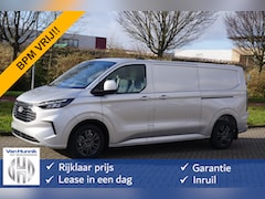 Ford Transit Custom - 320L 170PK Aut. Limited BPM VRIJ 13" Navi, Adap. Cruise, Camera, 17" LM, LED, 2x Schuifdeu