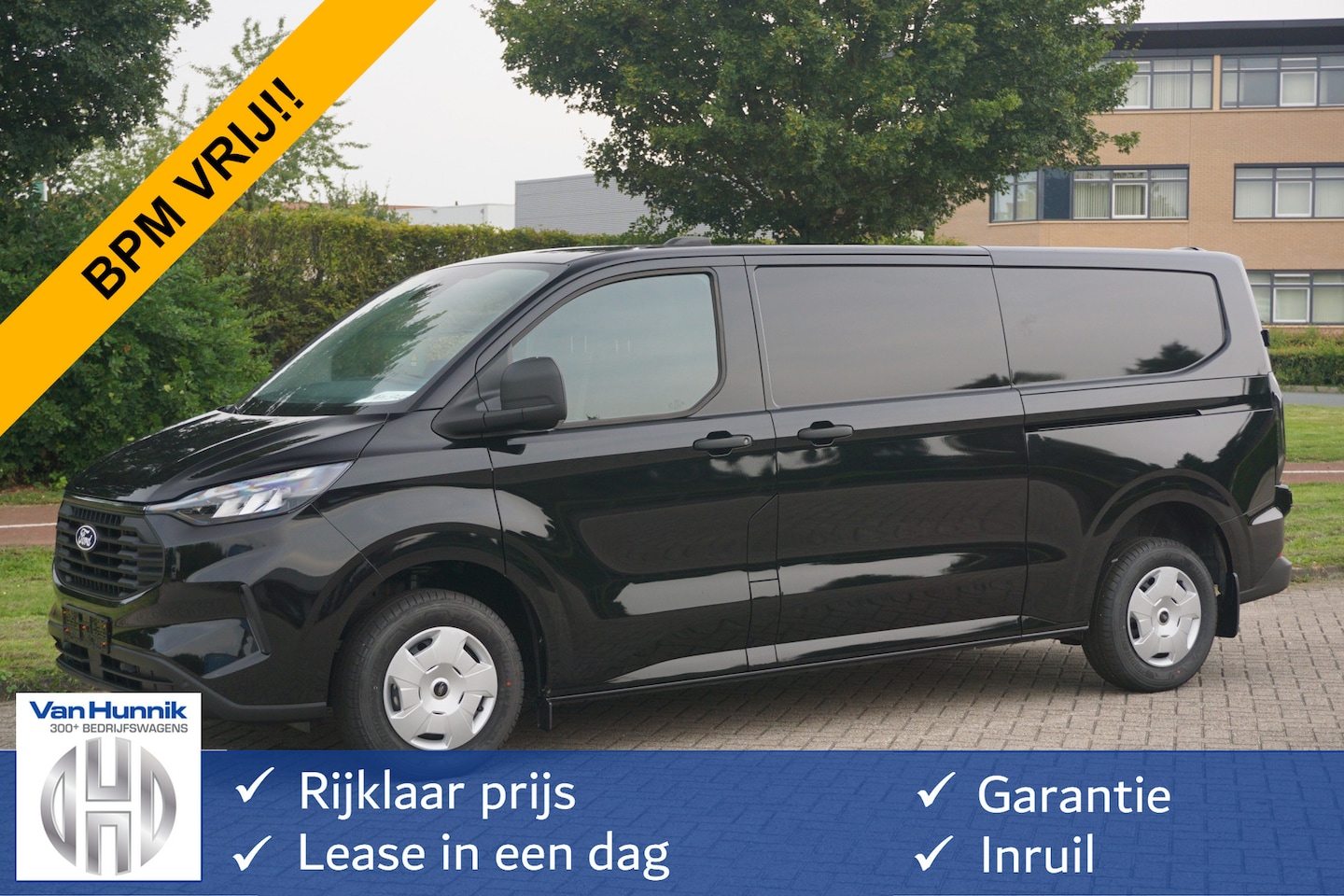 Ford Transit Custom - 320L 170PK Trend AUT BPM VRIJ!! 13" Sync Navi, Camera, Adap Cruise 2x Schuifdeur!! NR. 489 - AutoWereld.nl