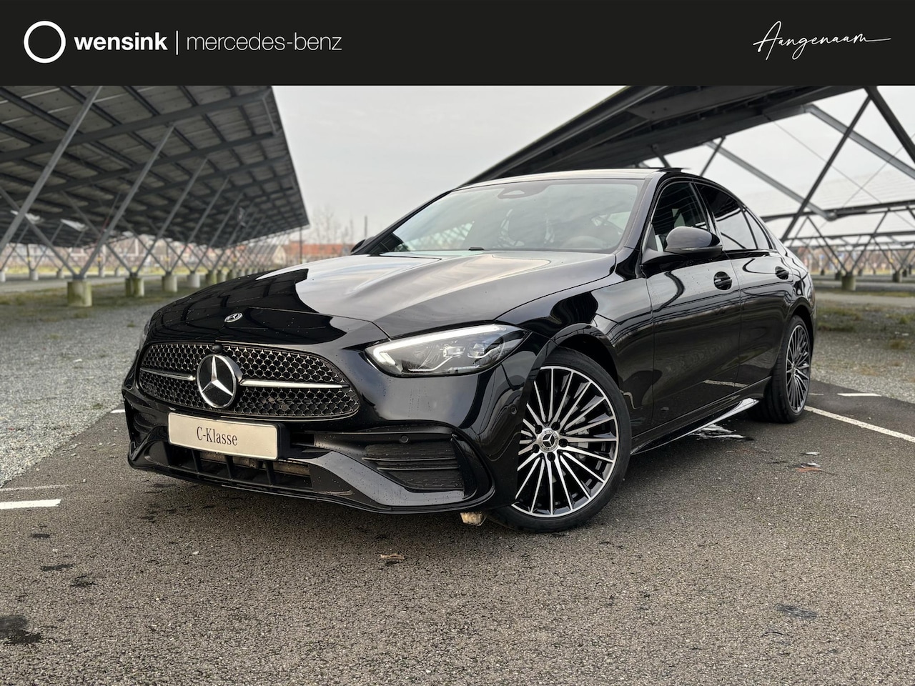 Mercedes-Benz C-klasse - 180 Star Edition AMG Line | Night | Panoramadak | Burmester | Memory stoelen | Sfeerverlic - AutoWereld.nl