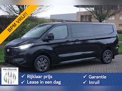 Ford Transit Custom - 300L 170PK DC Limited AUT BPM VRIJ Navi, ACC, Trekhaak, 360° Cam, 17" LM, Elec. Schuifdeur