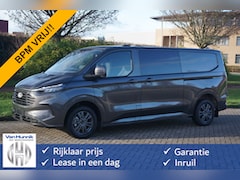 Ford Transit Custom - 320L 170PK DC Limited AUT BPM VRIJ Navi, ACC, Trekhaak, 360° Cam, 17" LM, 2x Schuifdeur NR