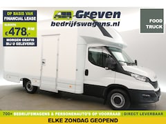 Iveco Daily - 35S14 2.3 410 Foodtruck Airco Camper Verkoopwagen Bakwagen Zijdeur Inrichting Kasten Achte