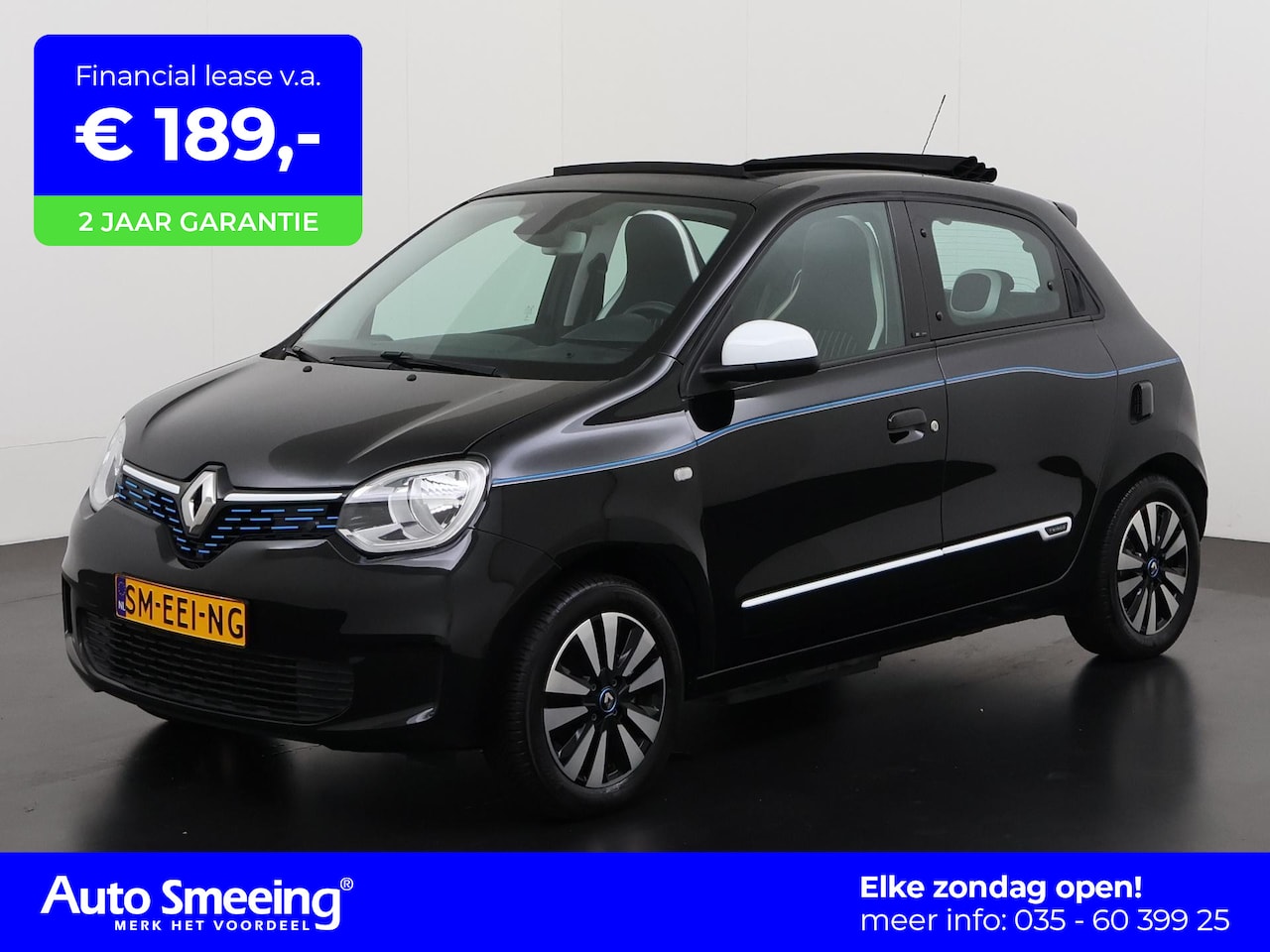 Renault Twingo Z.E. - R80 Intens | Navigatie | Vouwdak | Camera | Zondag Open! - AutoWereld.nl