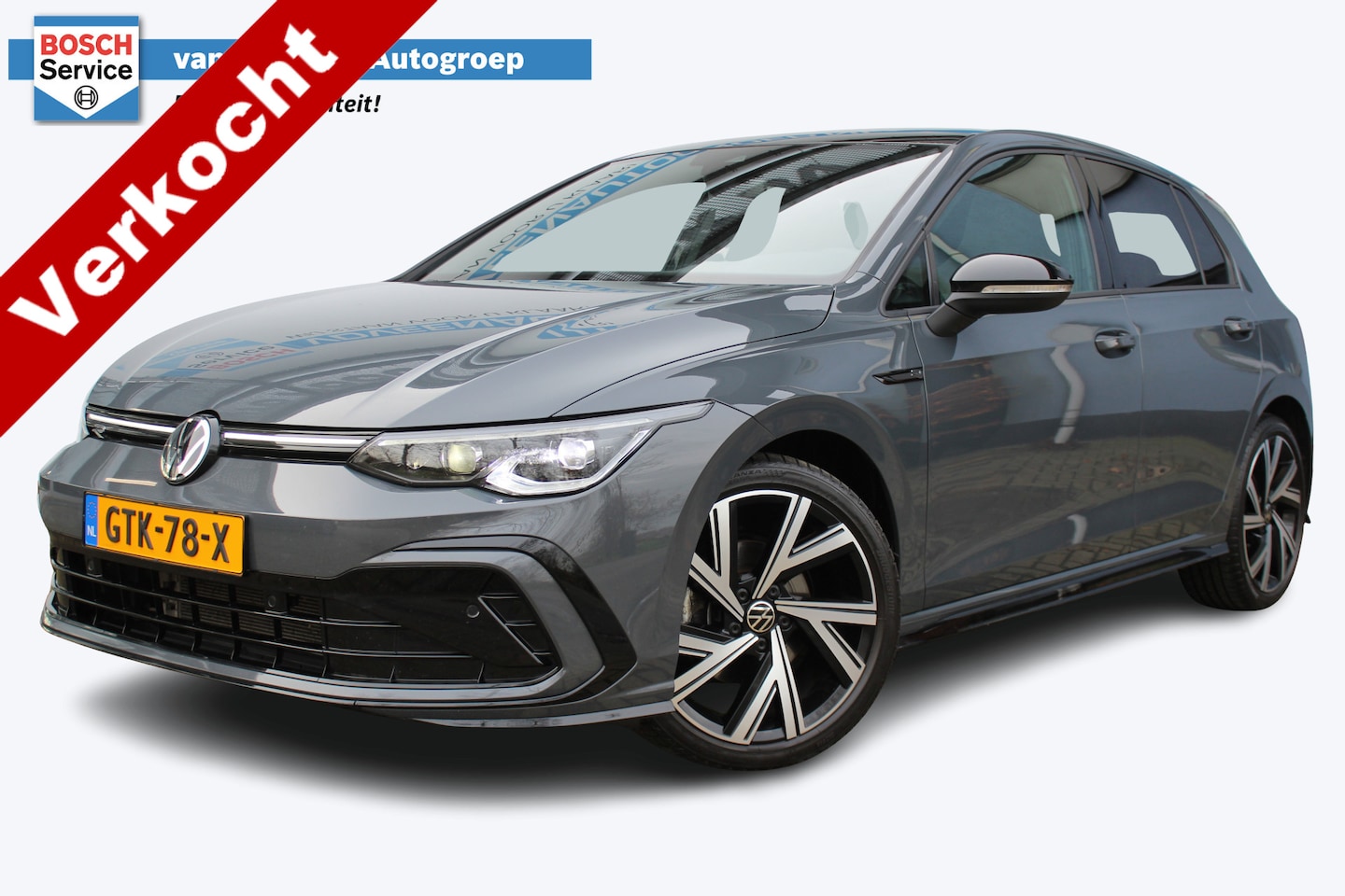 Volkswagen Golf - 1.5 eTSI R-Line Business | Fabrieksgarantie tot 2027 | Panorama dak | Stoelverwarming | St - AutoWereld.nl