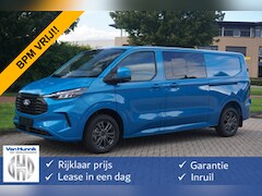 Ford Transit Custom - 320L 170PK DC Limited AUT BPM VRIJ Navi, ACC, Trekhaak, 360° Cam, 17" LM, 2x Schuifdeur NR