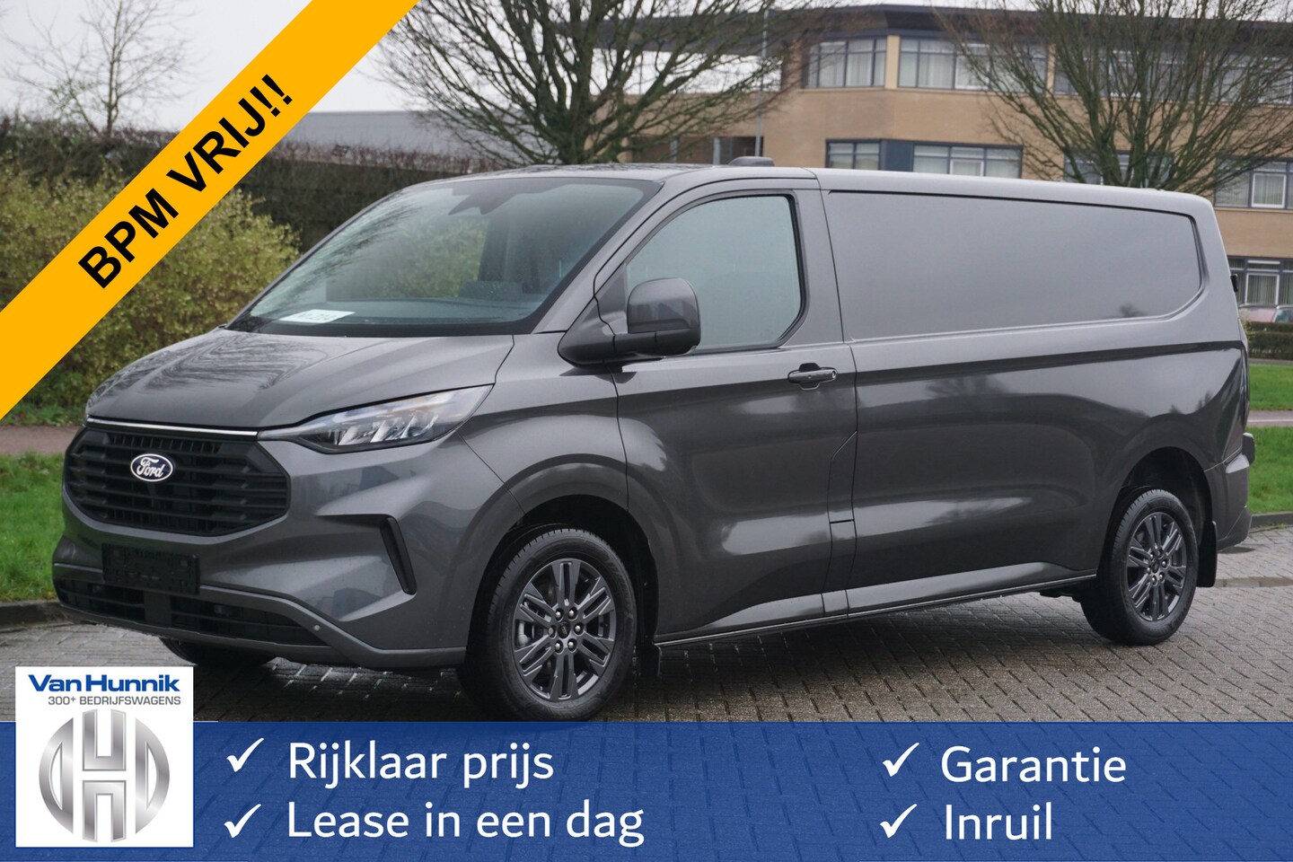 Ford Transit Custom - 320L 170PK Aut. Limited BPM VRIJ!! 13" Navi, Adap. Cruise, Camera, 17" LM, LED!! NR. 448 - AutoWereld.nl