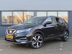 Nissan Qashqai - 1.2 Tekna + | pano dak | navi | rondomzicht camera | parkeersensoren