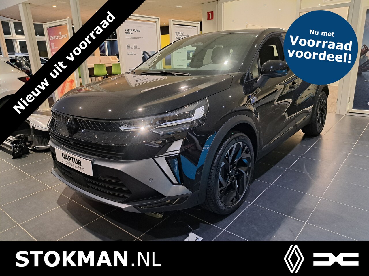 Renault Captur - 1.6 E-Tech Hybrid 145 esprit Alpine | Navighatie | Adaptive Cruise | 360 Camera |  harman/ - AutoWereld.nl