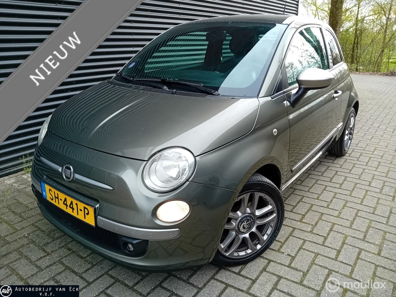 Fiat 500 - 1.2 DESIGNED BY DIESEL JEANS EDITION Panoramadak, airco - AutoWereld.nl