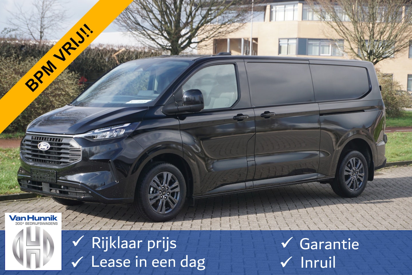 Ford Transit Custom - 320L 170PK Aut. Limited BPM VRIJ!! 13" Navi, Adap. Cruise, Camera, 17" LM, LED, 2x Schuifd - AutoWereld.nl