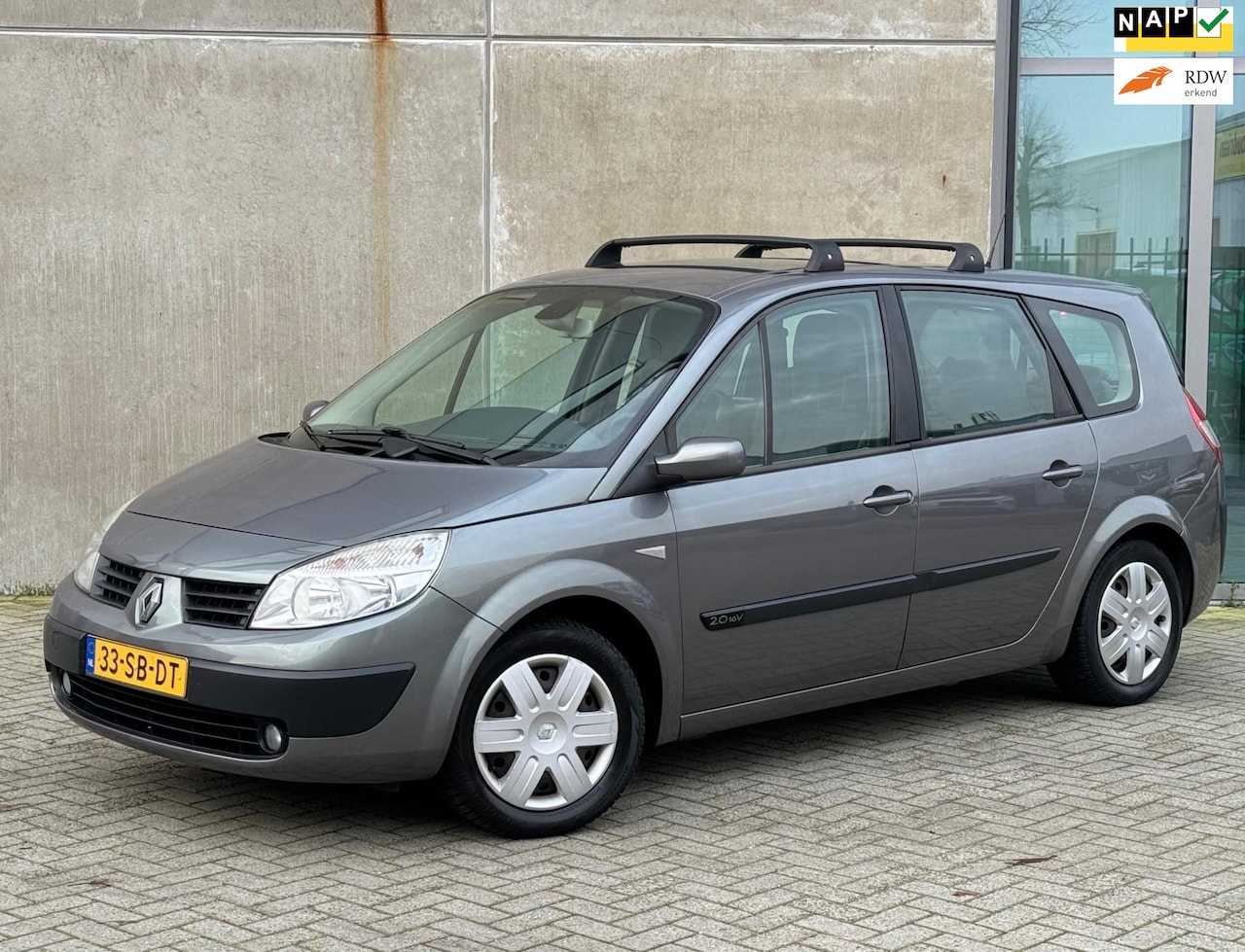 Renault Grand Scénic - 2.0 16V 7P 2005 Grijs NAP|AIRCO|APK - AutoWereld.nl