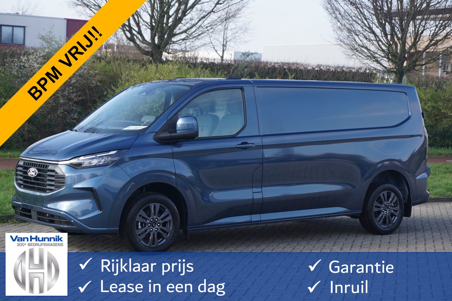 Ford Transit Custom - 320L 170PK Limited AUT BPM VRIJ!! Navi, Cam, Adap. Cruise, 17" LM, LED!! NR. M490* - AutoWereld.nl