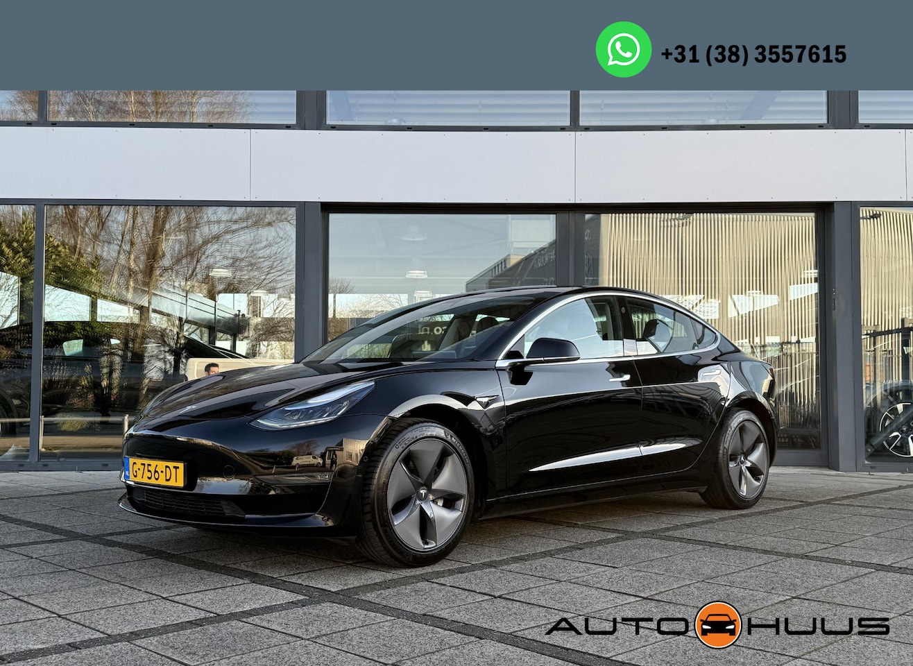 Tesla Model 3 - Range Plus Autopilot Panorama Leder Navi Camera - AutoWereld.nl