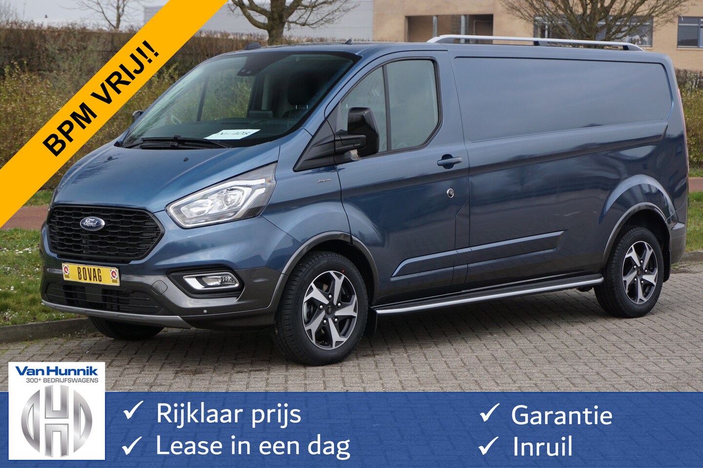 Ford Transit Custom - 300L Active 130PK BPM VRIJ!! Airco, Apple CP/Android Auto / Camera, 17"LM!! NR. 391 - AutoWereld.nl