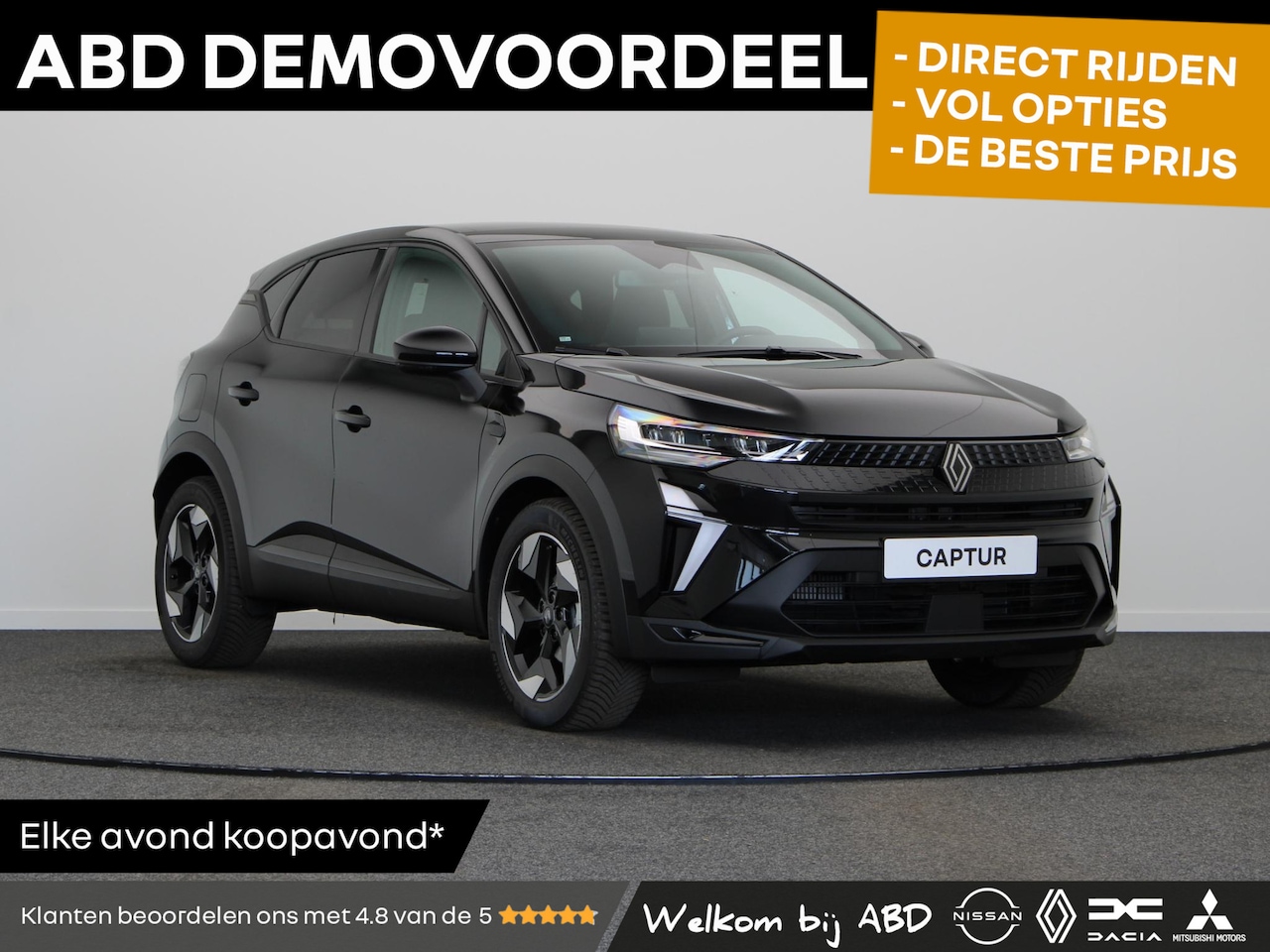 Renault Captur - Mild Hybrid 160pk techno | Elektrisch glazen schuif-/kanteldak | All season banden | Apple - AutoWereld.nl