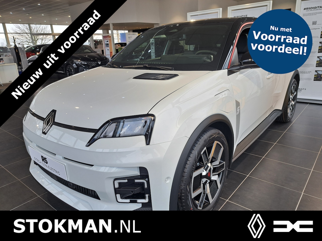 Renault 5 - comfort range techno 52 kWh | LM Velgen 18" | Navigatie | Stoelverwarming | Adaptive Cruis - AutoWereld.nl