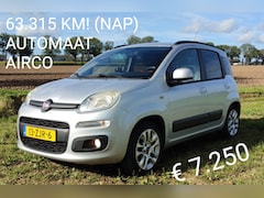 Fiat Panda - 0.9 TwinAir Lounge Turbo automaat slechts 63.325 km!  Luxe uitvoering en APK TOT 30-11-2025!