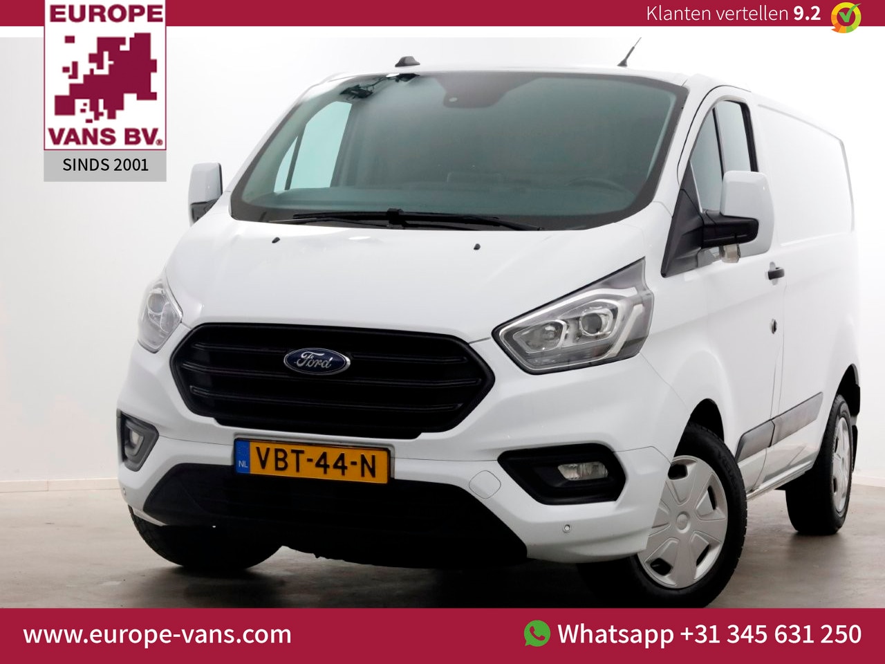 Ford Transit Custom - 2.0 TDCI 130pk E6 Automaat L1H1 Trend Achterklep/Navi 09-2019 - AutoWereld.nl