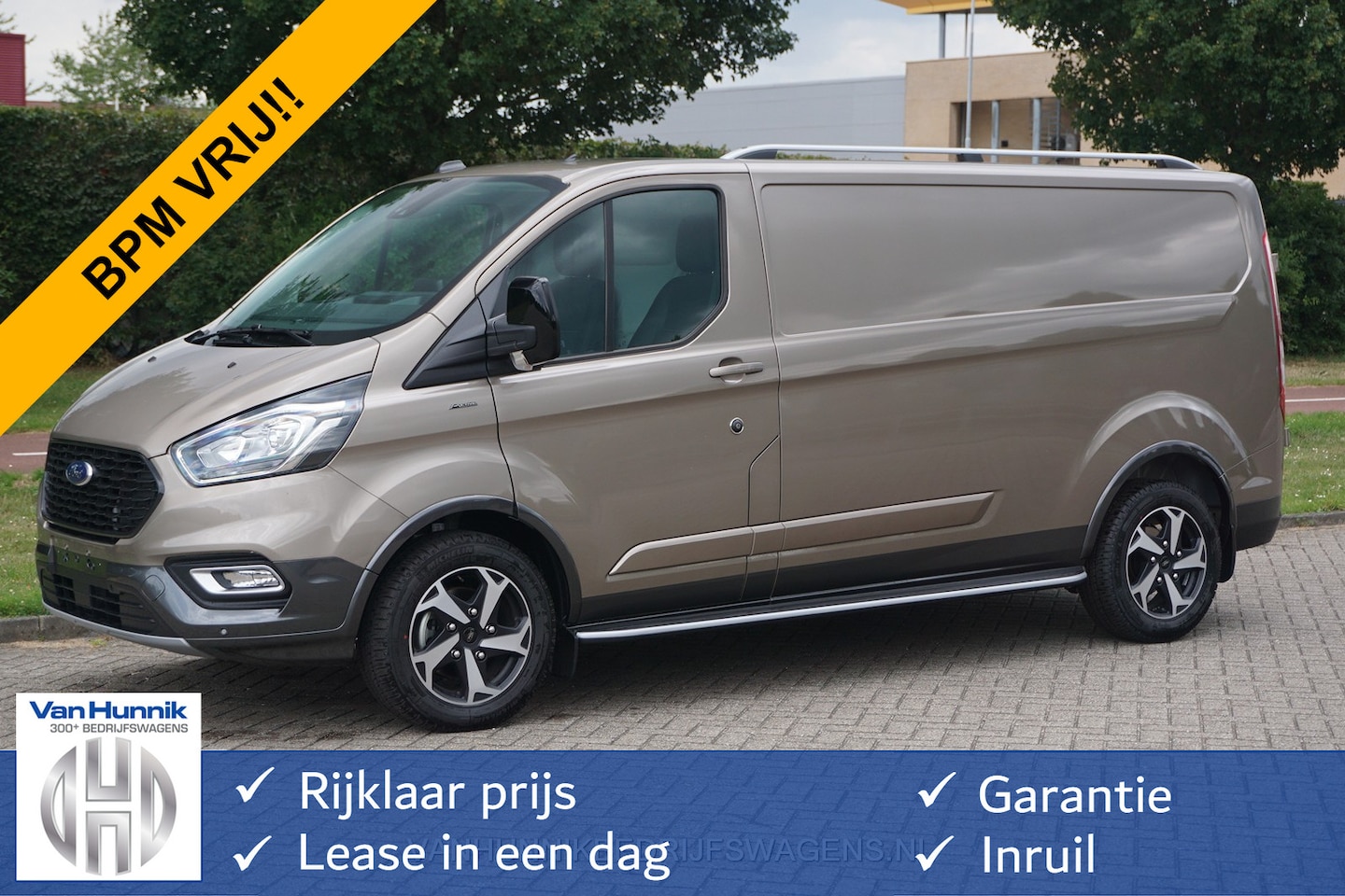 Ford Transit Custom - 300L Active 130PK BPM VRIJ!! Airco, Apple CP/Android Auto / Camera, 17"LM!! NR. 398 - AutoWereld.nl