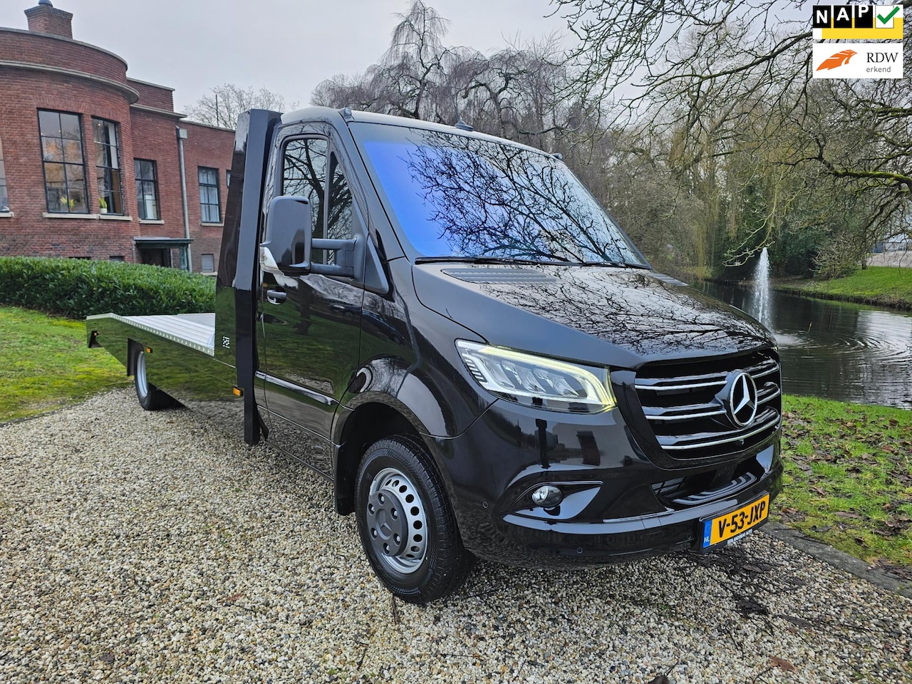 Mercedes-Benz Sprinter - 519 1.9 CDI oprijwagen TIJHOF nieuw luchtvering - AutoWereld.nl