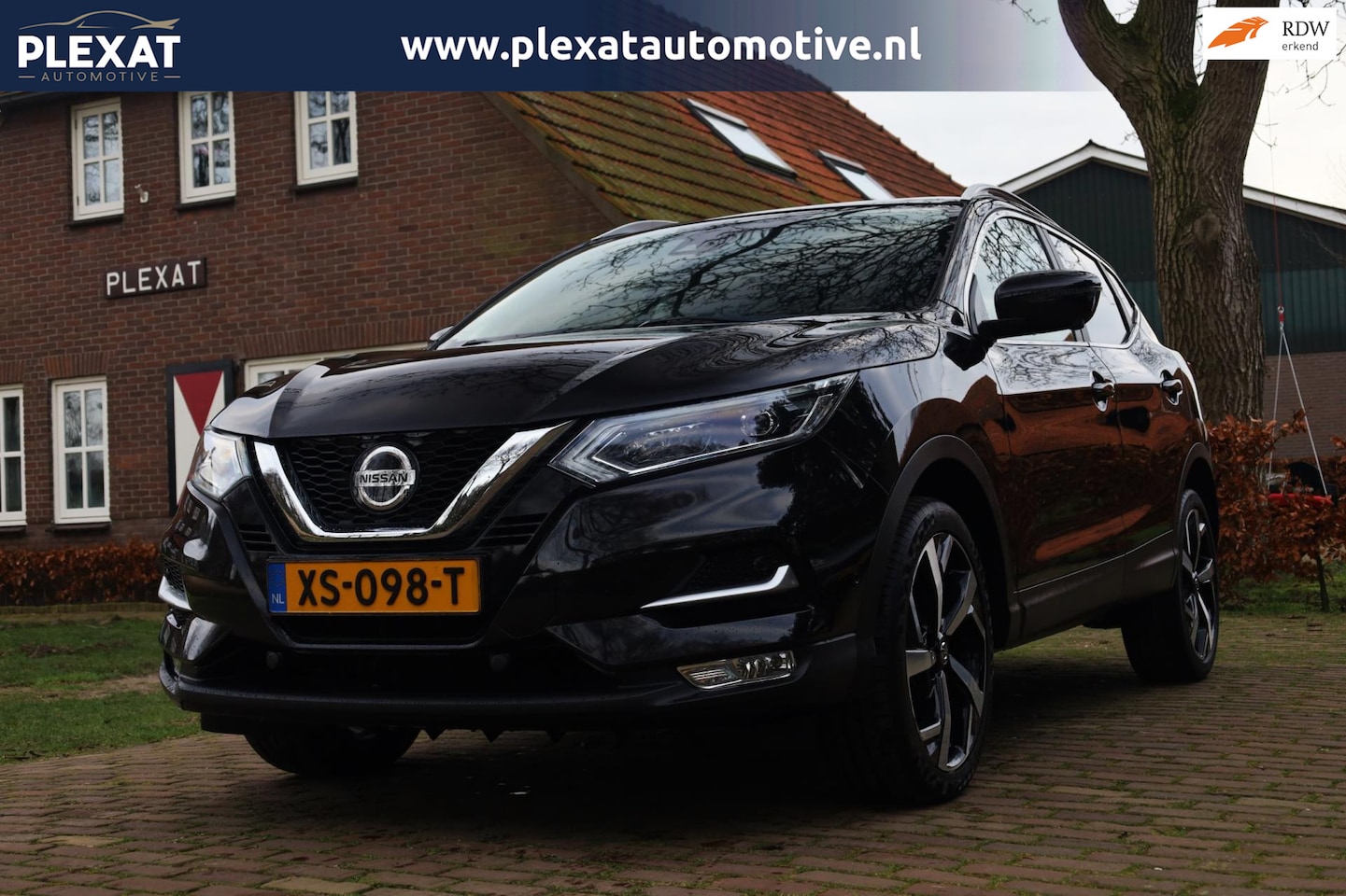 Nissan Qashqai - 1.2 Tekna + | Facelift | Full Led Koplampen | Dodehoekbewaking | Lederen Bekleding | Stoel - AutoWereld.nl