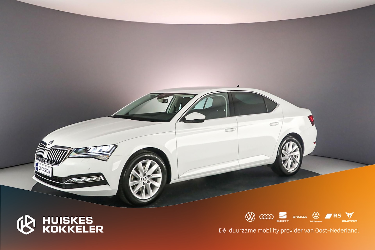 Skoda Superb - Business Edition Plus 1.5 TSI 150pk DSG Automaat Achteruitrijcamera, Navigatie, Airco, Cru - AutoWereld.nl