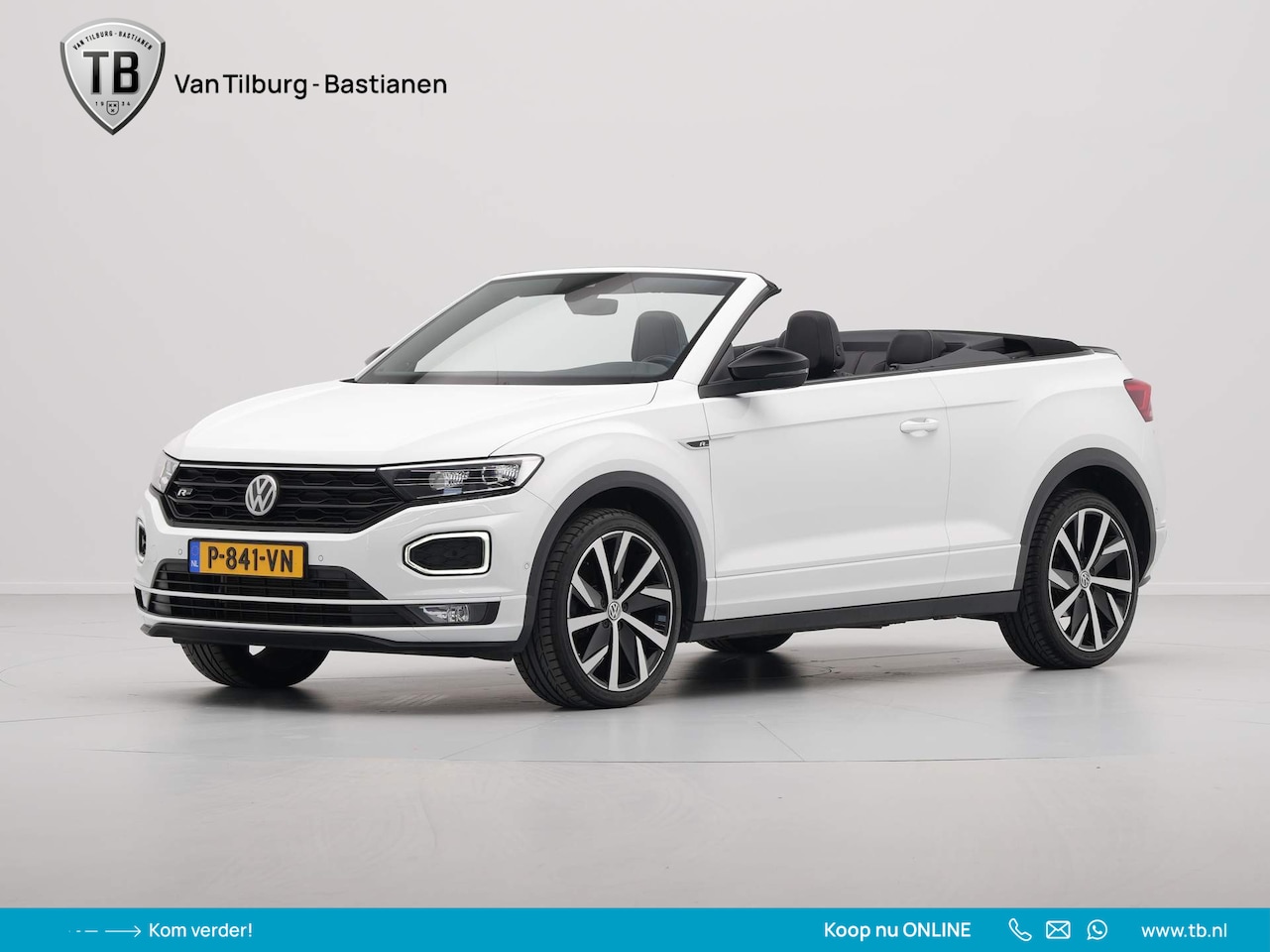 Volkswagen T-Roc Cabrio - 1.5 TSI 150pk DSG R-Line Navigatie Camera Beats Leder - AutoWereld.nl