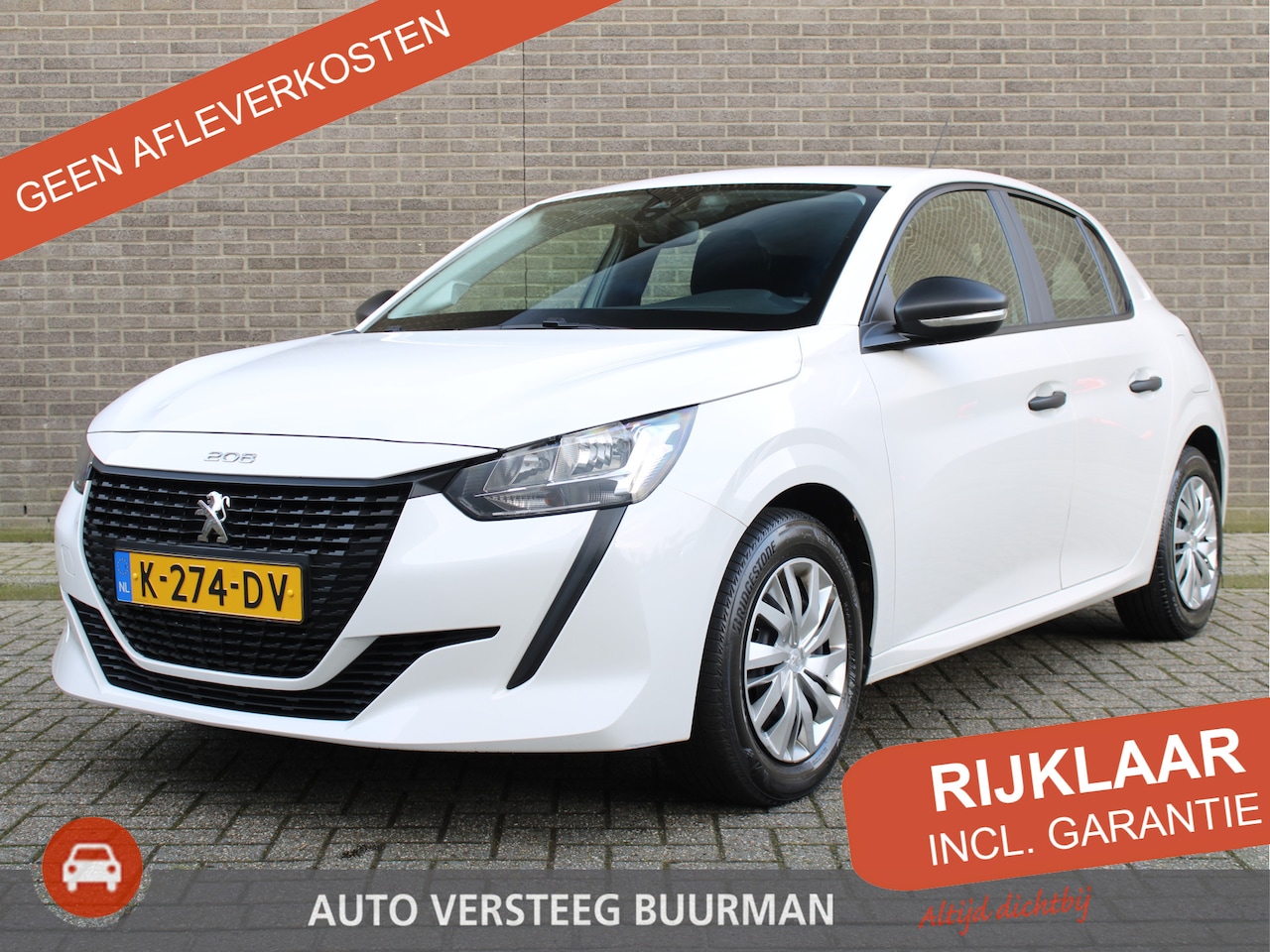 Peugeot 208 - 1.2 PureTech Like 1.2 PureTech Like 75pk, Airco, Elektr. ramen voor, CruiseControl - AutoWereld.nl