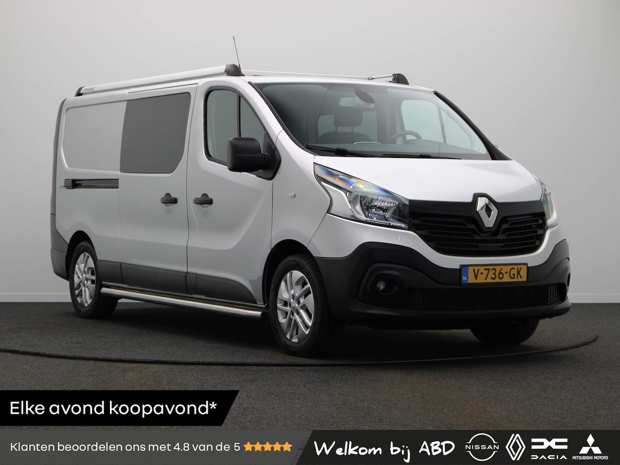 Renault Trafic - 1.6 dCi T29 L2H1 DC Comfort | Betimmering | Trekhaak | Dubbele Cabine | Climate Control | - AutoWereld.nl