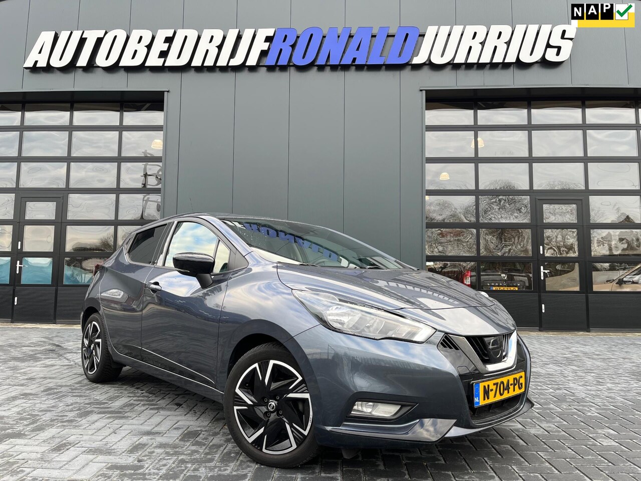 Nissan Micra - 1.0 IG-T N-Design NL.Auto/Navigatie/Cruise/Privacy Glass/1Ste Eigenaar/Dealer onderhouden - AutoWereld.nl