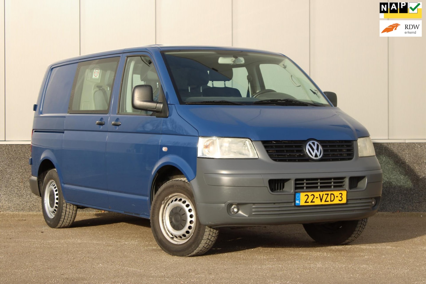 Volkswagen Transporter - 1.9 TDI DC Dubbele Cabine, Airco, Nieuwe APK! - AutoWereld.nl