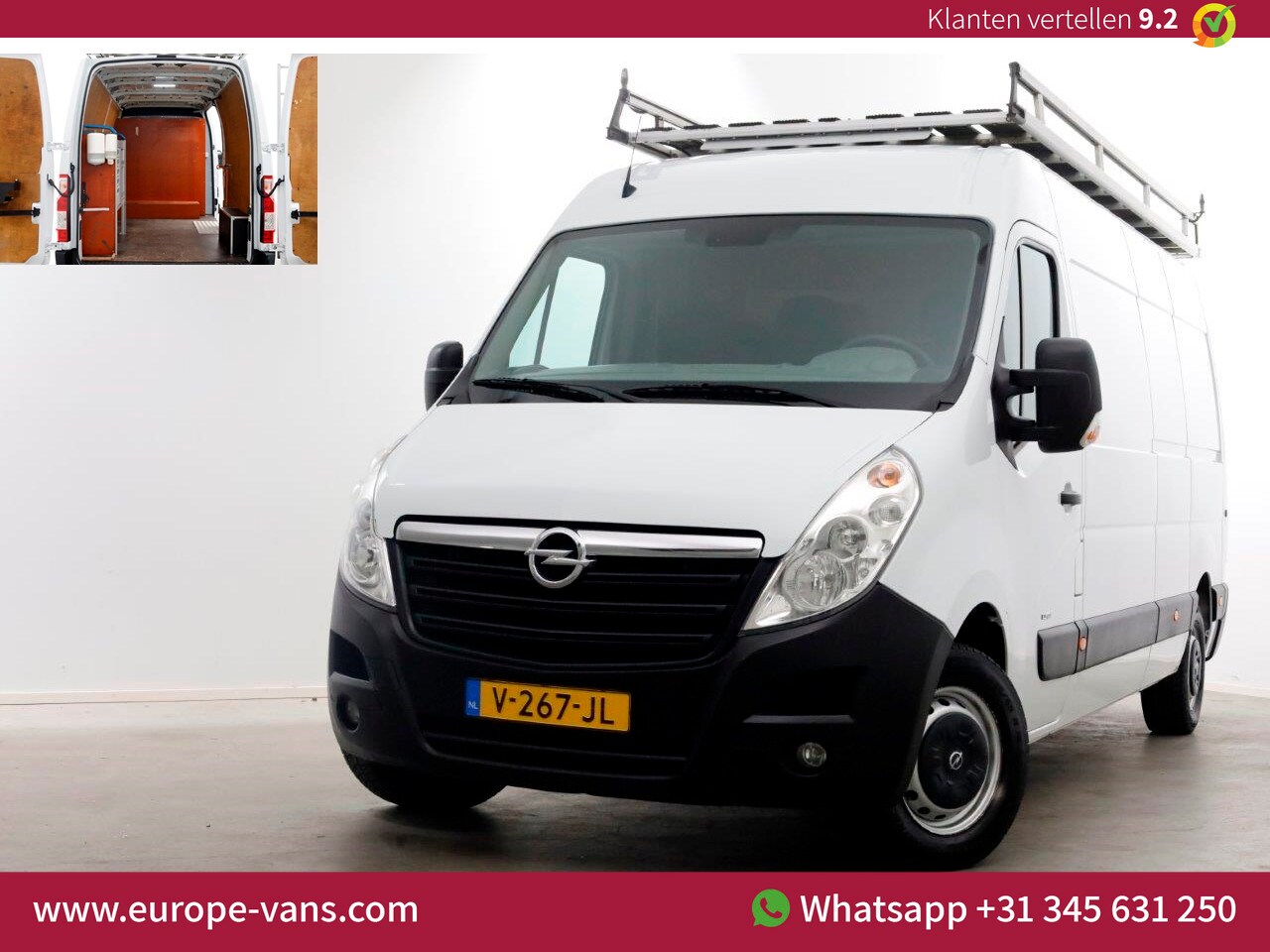 Opel Movano - 2.3 CDTI 130pk E6 L3H2 Maxi Airco/Navi/Imperiaal 10-2017 - AutoWereld.nl