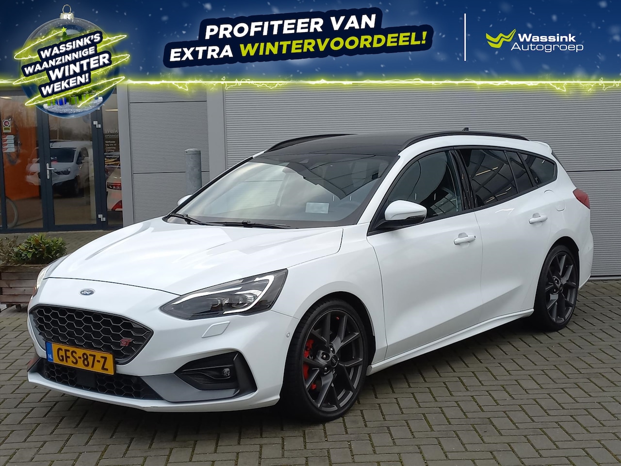 Ford Focus Wagon - ST-3 2.3T 280pk I Climate Control | Navigatie | Open dak | Recaro stoelen | Winterpack | A - AutoWereld.nl