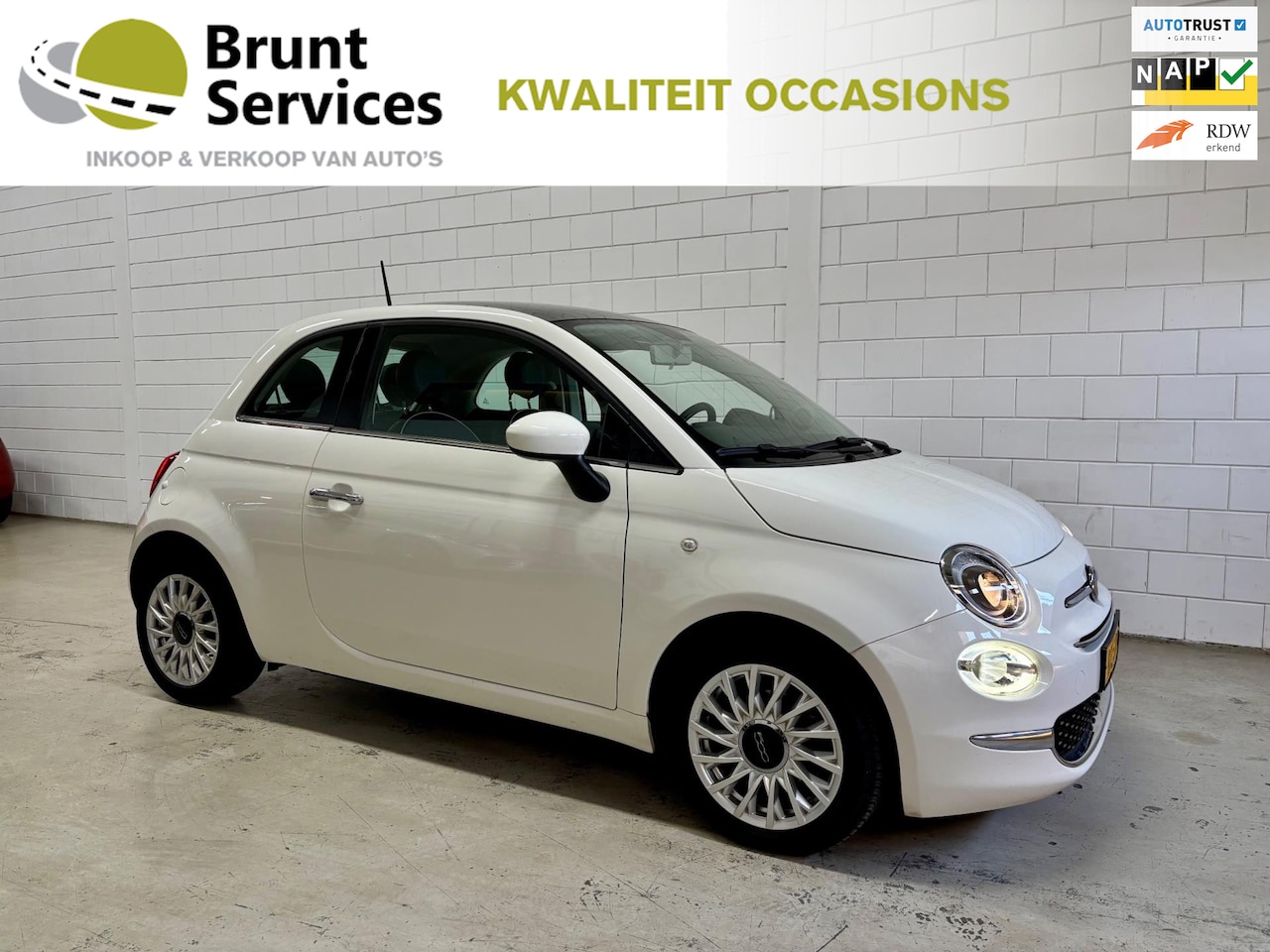 Fiat 500 - 0.9 TwinAir Turbo Lounge Bj.16|Panodak|Pdc|Carplay|lmv|Rijklaar !! - AutoWereld.nl