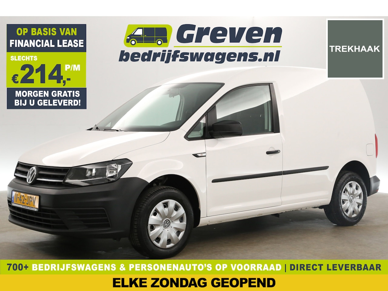 Volkswagen Caddy - 1.0 TSI L1H1 Trekhaak Elektrpakket Radio Bluetooth - AutoWereld.nl