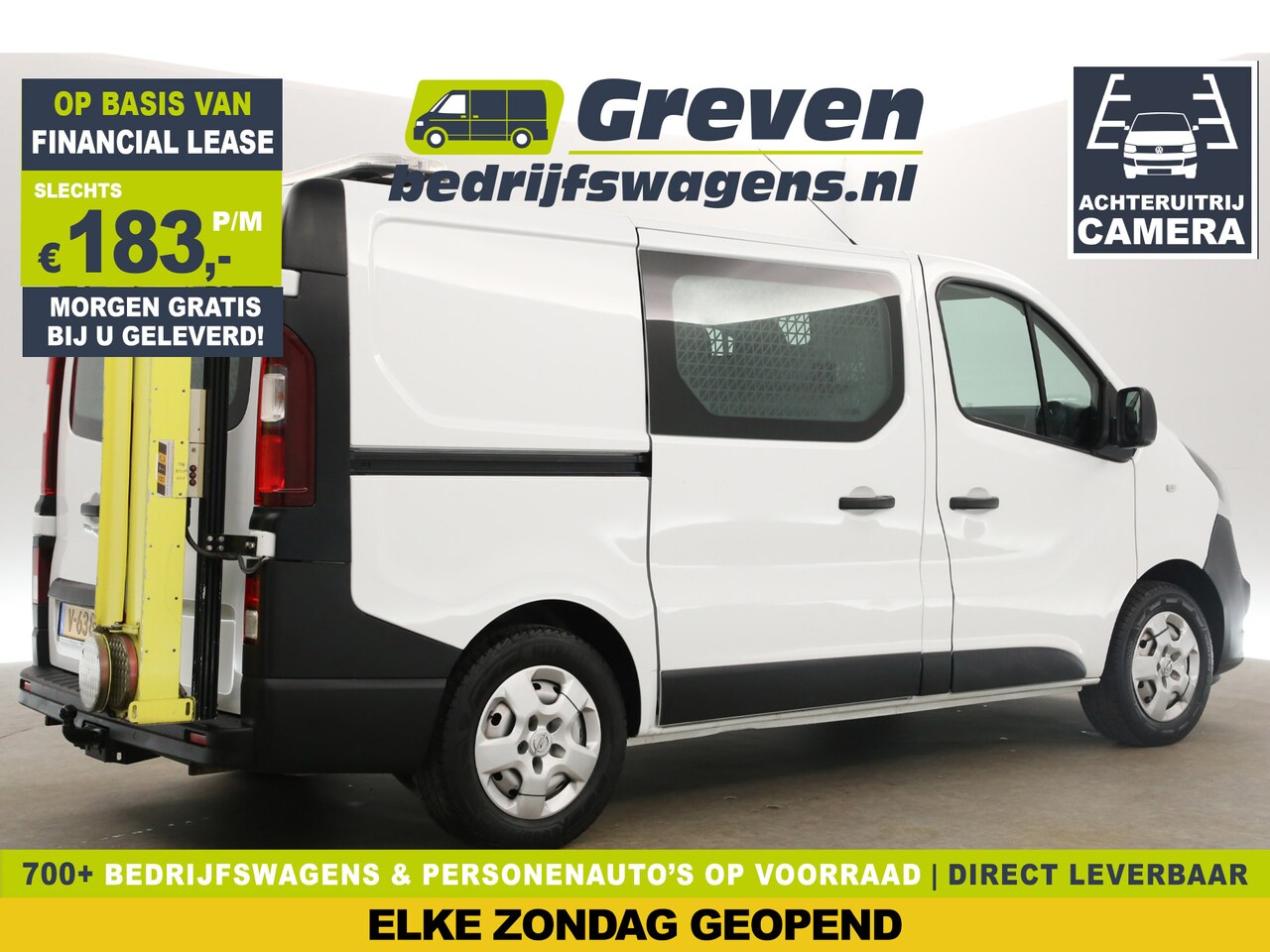 Opel Vivaro - 1.6 CDTI L1H1 146PK | Werkverkeer/Wegwerkzaamheden | Airco Cruise Camera 3 Persoons Omvorm - AutoWereld.nl