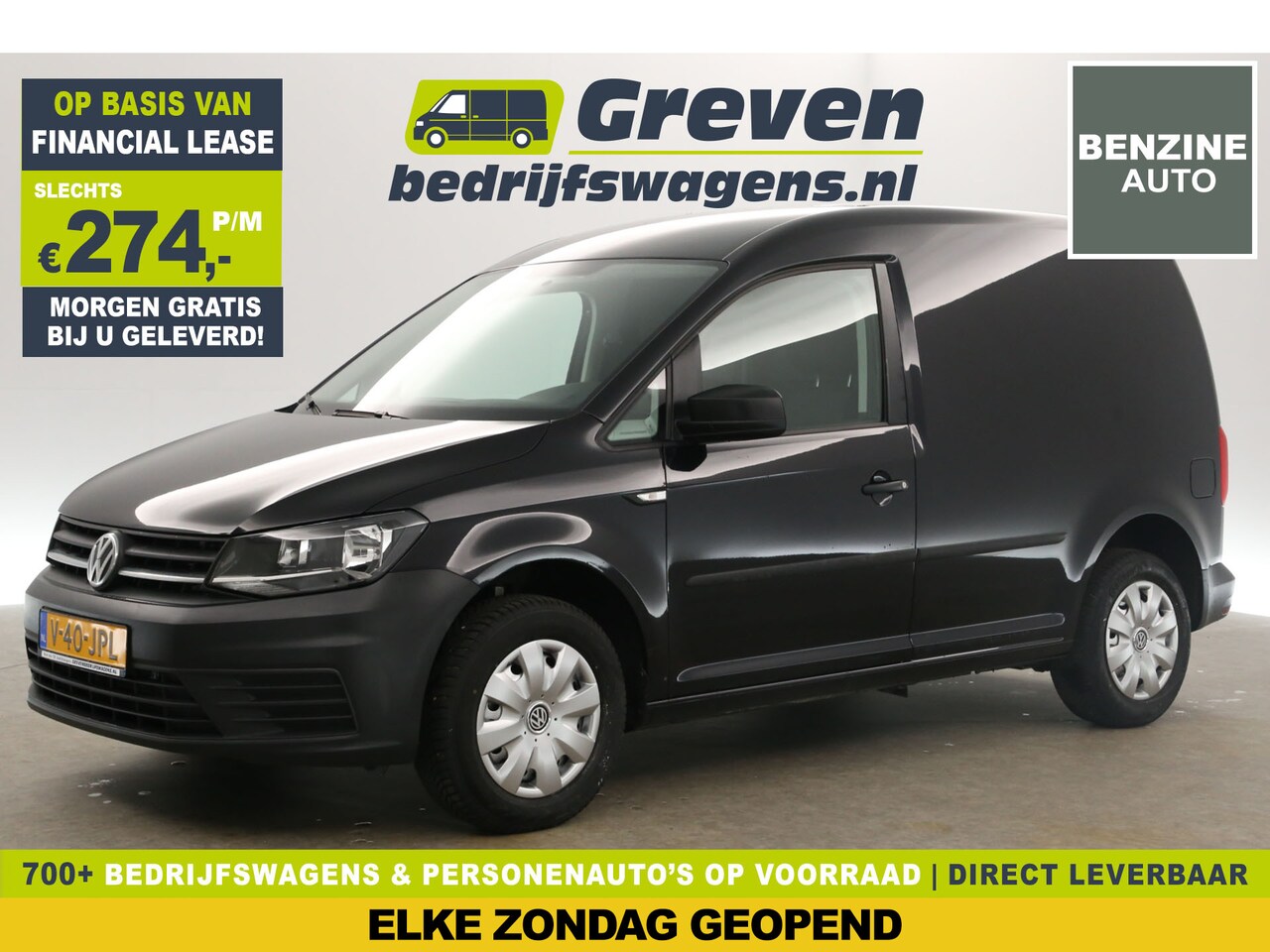 Volkswagen Caddy - 1.0 TSI L1H1 | BENZINE | EMISSIEVRIJE ZONE | Airco Cruise Elektrpakket Stoelverwarming Sch - AutoWereld.nl