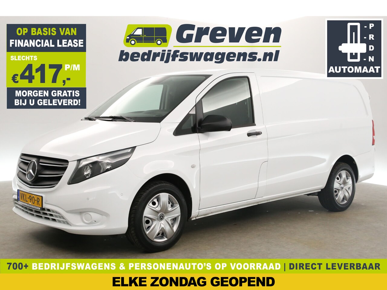 Mercedes-Benz Vito - 114 CDI Lang Automaat Airco Cruise Camera Carplay Navigatie PDC Elektrrpakket - AutoWereld.nl